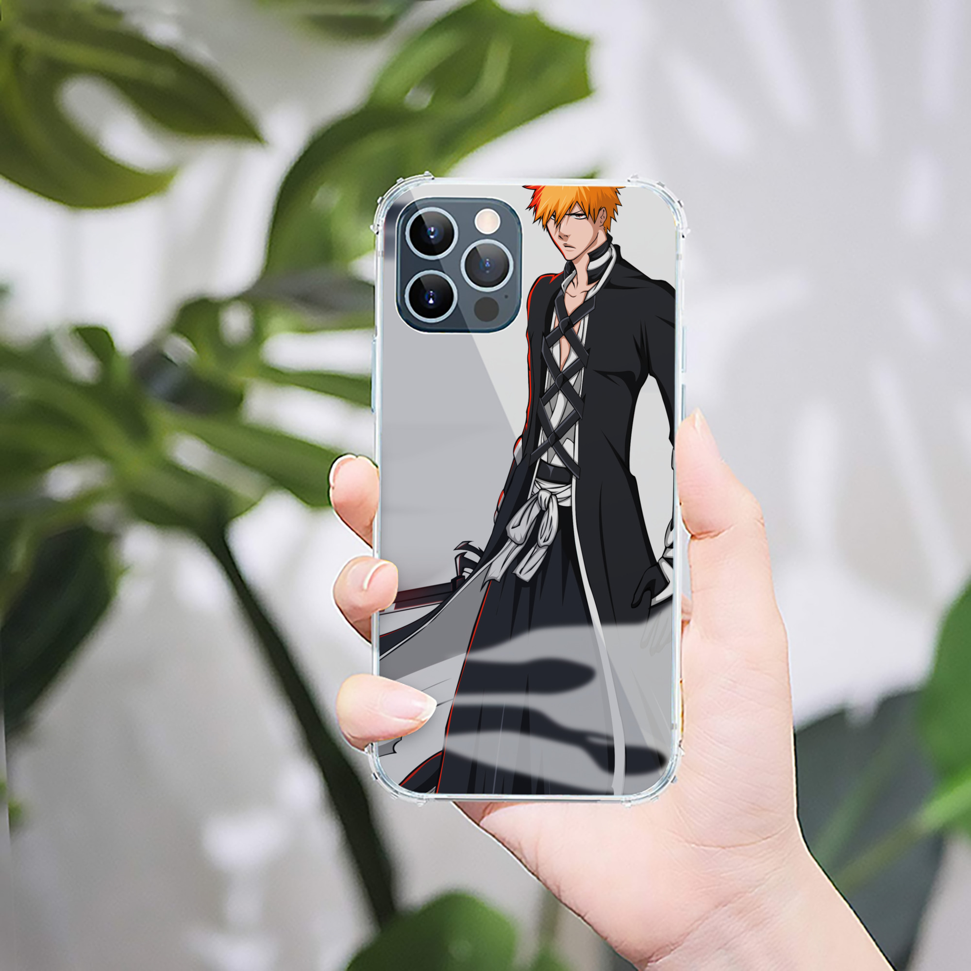 （画像用） ブリーチ BLEACH 【iPhone 12シリーズ対応】透明スマホケース（クリアソフトケース）
